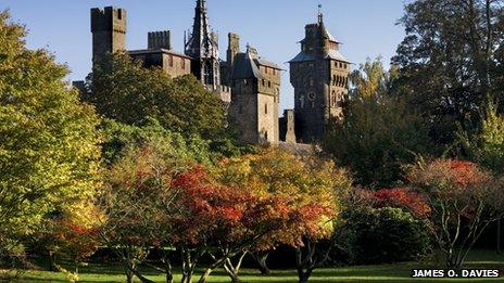 Parc Bute a Chastell Caerdydd