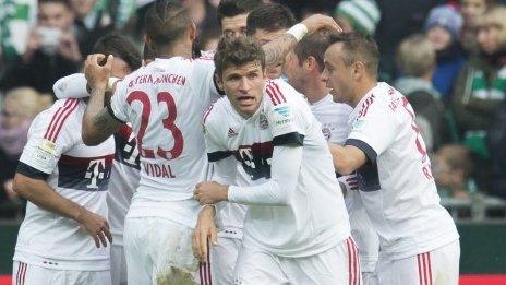 Bayern Munich celebrate