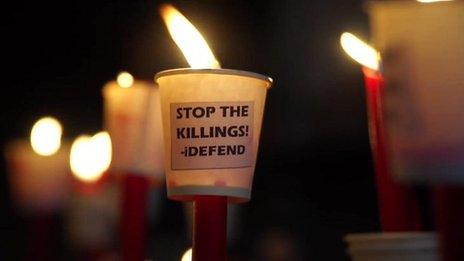 Stop the Killings sign