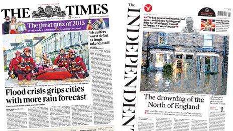 Times/Independent front pages