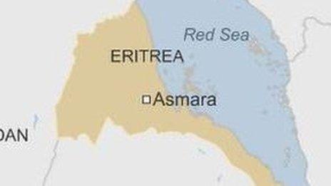 Eritrea map