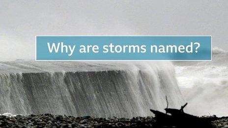 The Met Office has warned that two storms, Dudley and Eunice, will hit the UK later this week. Ben Rich explains why storms are named.