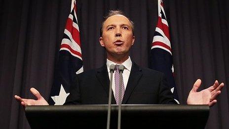 Australian Immigration Minister Peter Dutton