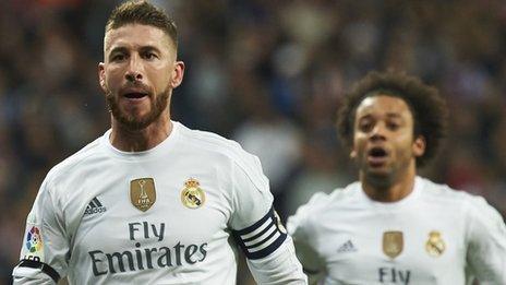 Sergio Ramos and Marcelo