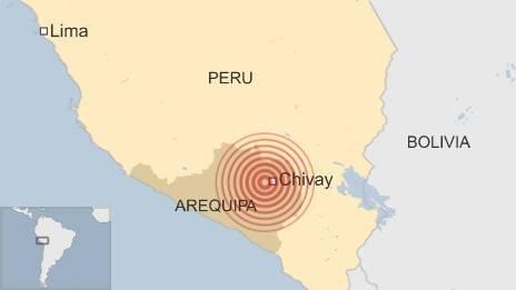 Map of Peru