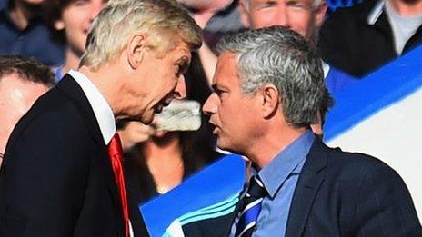 Jose Mourinho and Arsene Wenger