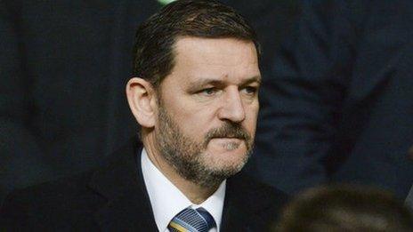 St Johnstone chairman Steve Brown