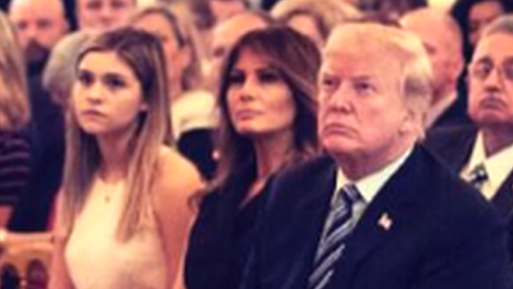 Melania Trump at a White House event in Washington DC, 4 June 2018