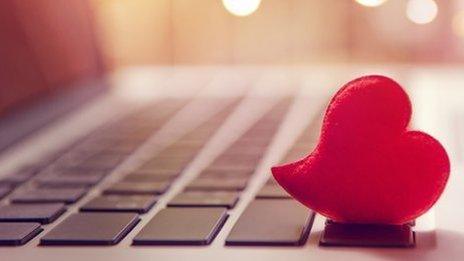 heart on keyboard