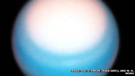 Photos of Uranus from Hubble's 2021 grand tour.