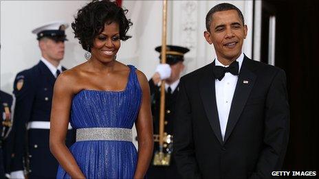 Michelle and Barack Obama