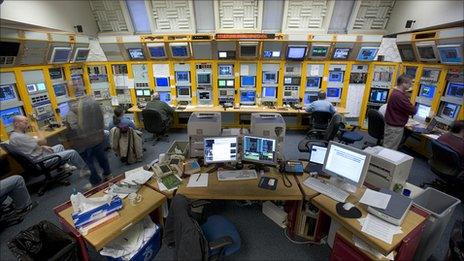 Tevatron Main Control Room (Fermilab)