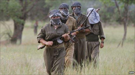 PKK fighters in northern Iraq (2007)