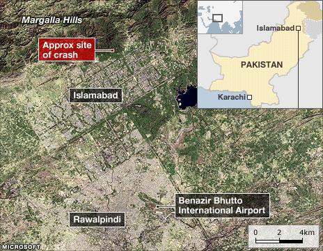 Map of Islamabad