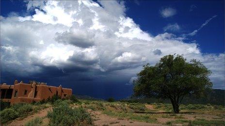 A rurual view of New Mexico