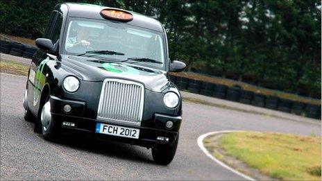 Hydrogen fuel cell powered taxi