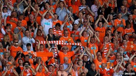 Blackpool fans