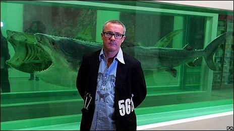 Damien Hirst, pictured in 2007