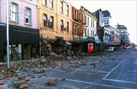 Aftermath of the earthquake in central Christchurch (4 September 2010) (Photo: Graham Maclean)