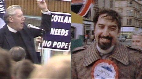 Rev Ian Paisley and Pastor Jack Glass