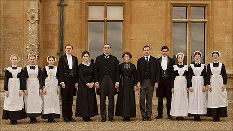 The below stairs cast of Downton Abbey