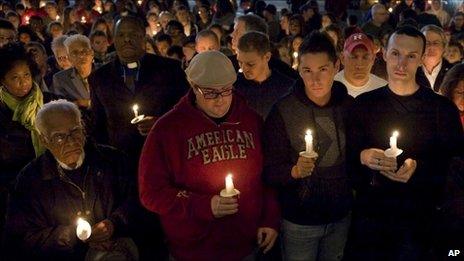 Candlelight vigil for Tyler Clementi at Rutgers University