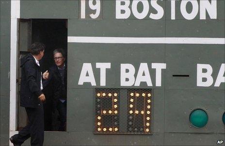 John Henry at Fenway Park