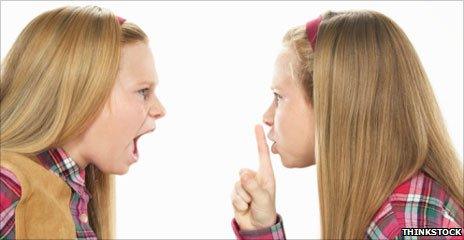 Girls arguing