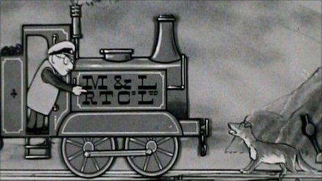 Ivor the Engine and Old Nell from one of the recently discovered reels