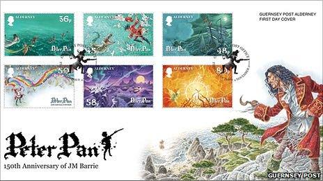 Guernsey Post's Peter Pan stamps