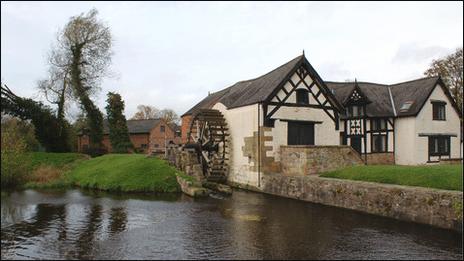 The mill at Rossett, Wrexham