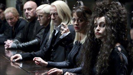 Helena Bonham Carter (right) in Harry Potter and the Deathly Hallows Part 1