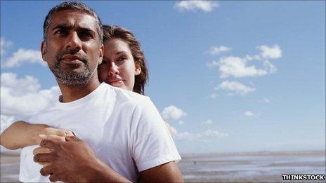 Couple on beach