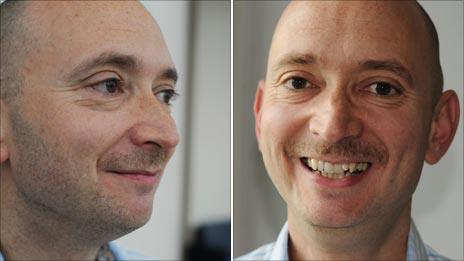 Pat Heery with tache after seven then 14 days