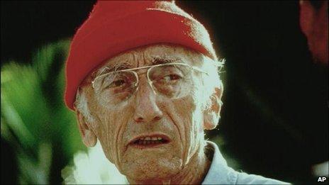 File photograph of Jacques Cousteau