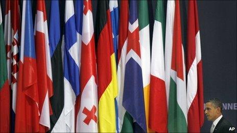 President Barack Obama in Lisbon