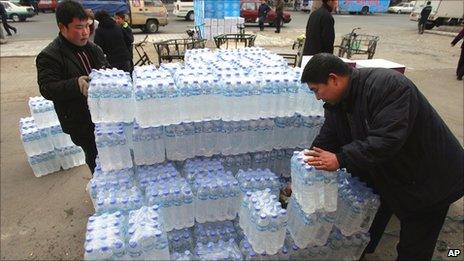 Bottled water in China