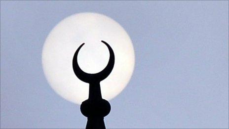 Tip of a minaret in Istanbul