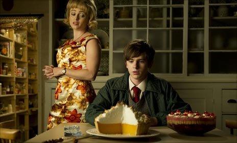 Toast - Helena Bonham Carter as Mrs Potter, and Freddie Highmore as Nigel Slater