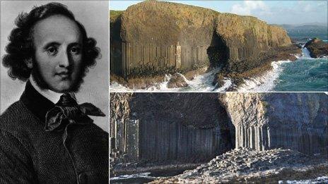Felix Mendelssohn and Fingal's Cave