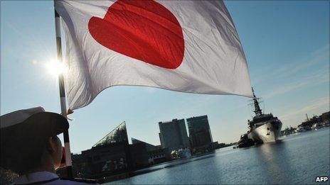 Japan training vessel JS Kashima enters Baltimore's Inner Harbor in Maryland