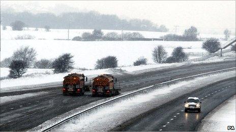 No traffic on the M61 in Lancashire