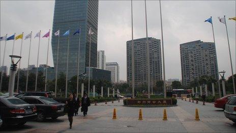 Ningbo skyline