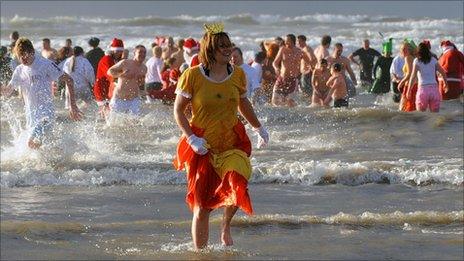 Walrus Dip at Cefn Sidan Beach