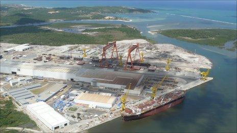 Suape port complex, Brazil