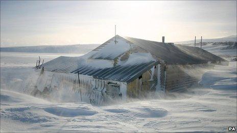 Capt Robert Scott's Antarctic hut. Pic: UK Antarctic Heritage Trust/PA Wire