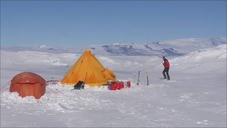 A previous expedition to Antarctica