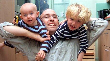 Thom Chesser and his sons Isaac and Jacob