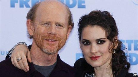 Ron Howard and Winona Ryder at the German premiere of The Dilemma