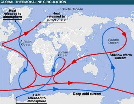 Global thermohaline circulation
